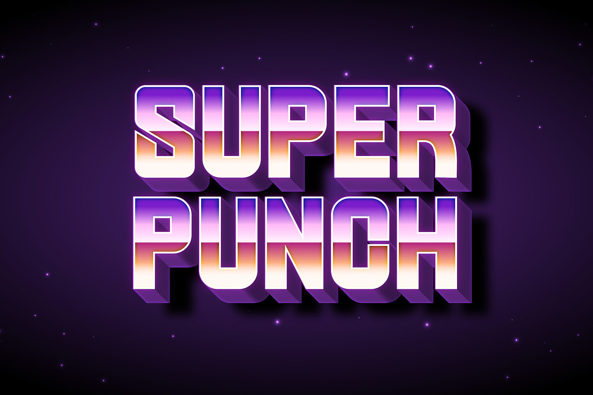 SUPER PUNCH - Futuristic Sans Font, a Sans Serif Font by StringLabs (Photo 1 of 14)