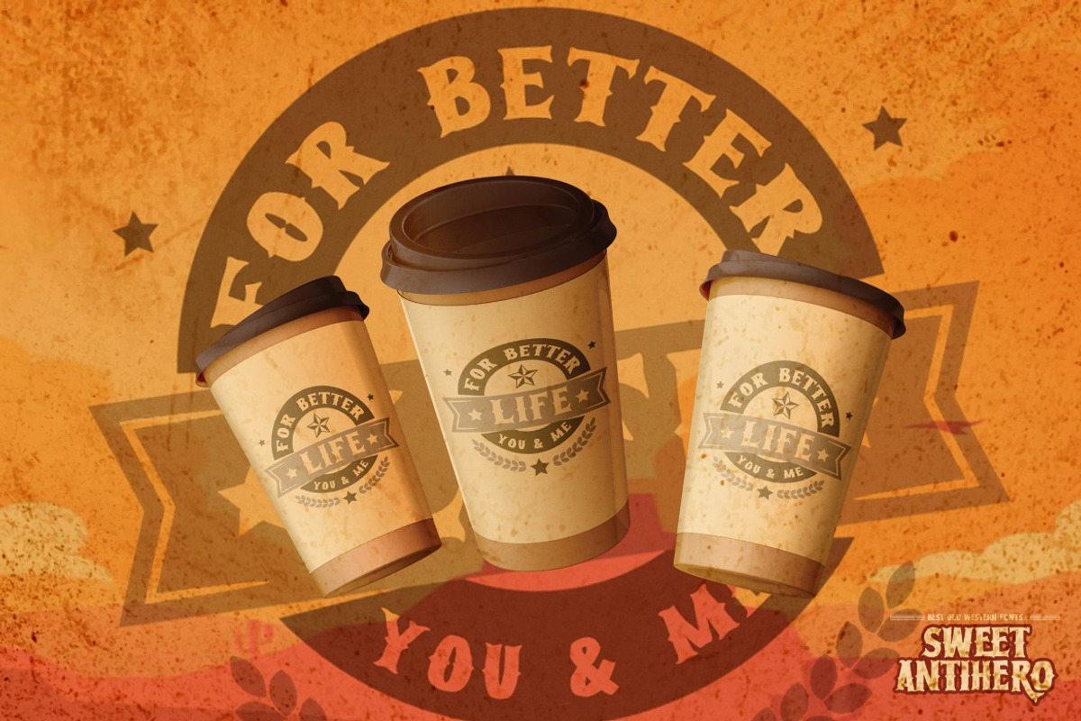 Sweet Antihero-Vintage Western Font, a Font by Gassstype (Photo 4 of 8)