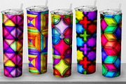 10 Tumbler Tapered Mosaic Wrap, a Print Template by Kseniya-Omega (Thumbnail 3 of 4)
