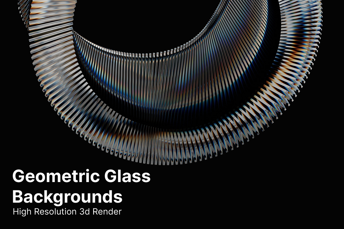 3D Geometric Glass Background Shapes, a Graphic by LarysaZabrotskaya (Photo 6 of 11)