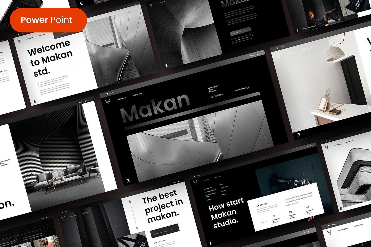Makan – Business PowerPoint Template, a Presentation Template by Dens Creative Studio (Photo 1 of 6)