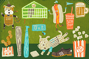 Batter Up, a Sport Illustration by Stephanie K. Birdsong (Thumbnail 3 of 4)