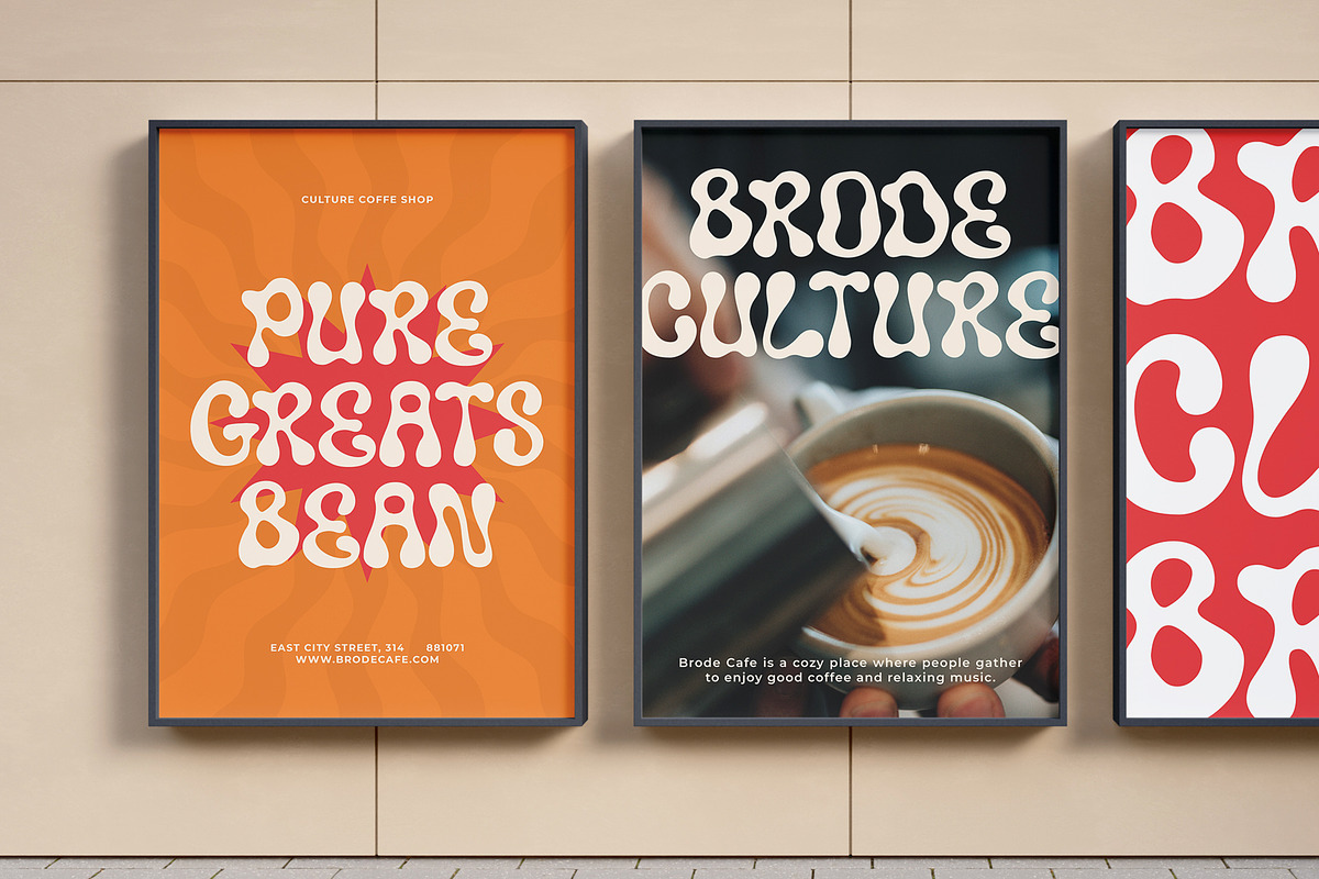 Dripero – Psychedelic Liquify Retro, a Sans Serif Font by Typia Nesia (Photo 10 of 12)