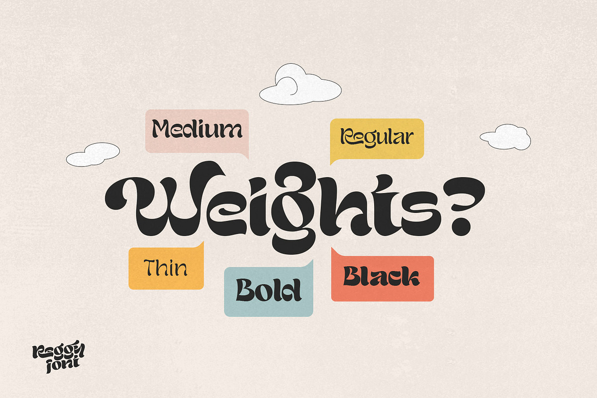 Reggy - Modern Display family, a Font by creativemedialab