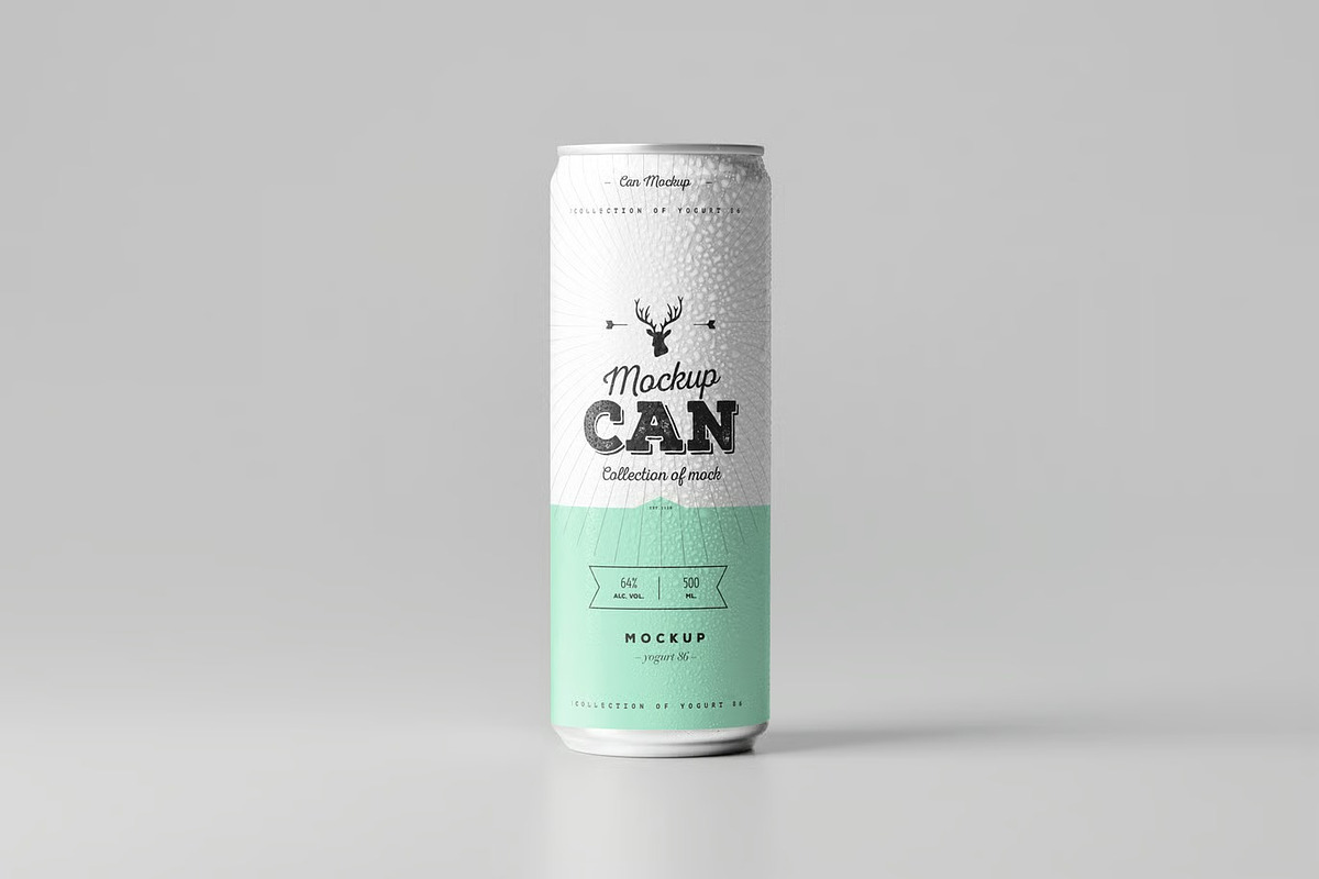 Can Mockup, an Advertising Mockup by DesignRushMarket (Photo 8 of 14)