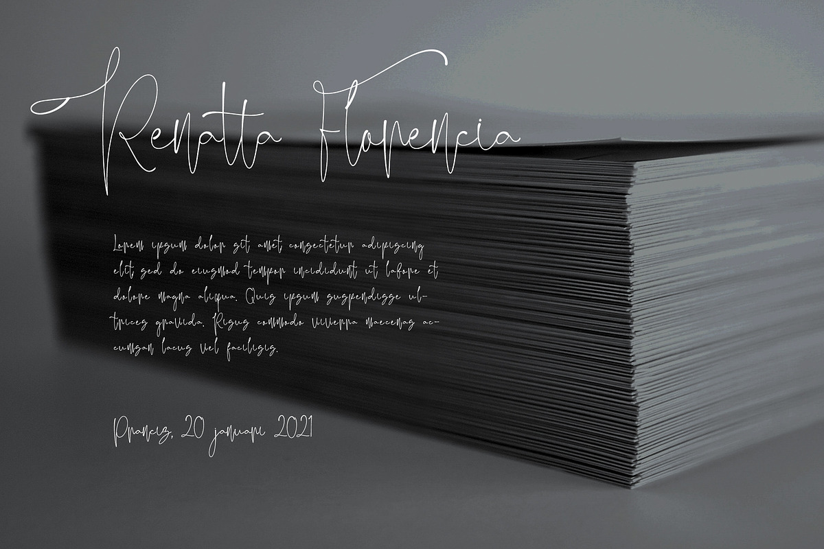 Jelliva Patricia - Handwritten, a Script Font by NTC Graphic (Photo 3 of 9)