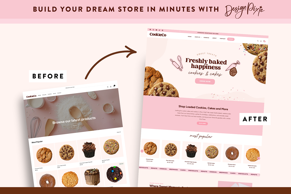 Bakery Shopify Theme | Cookie, a Shopify Template by Design Pixie (Photo 5 of 11)