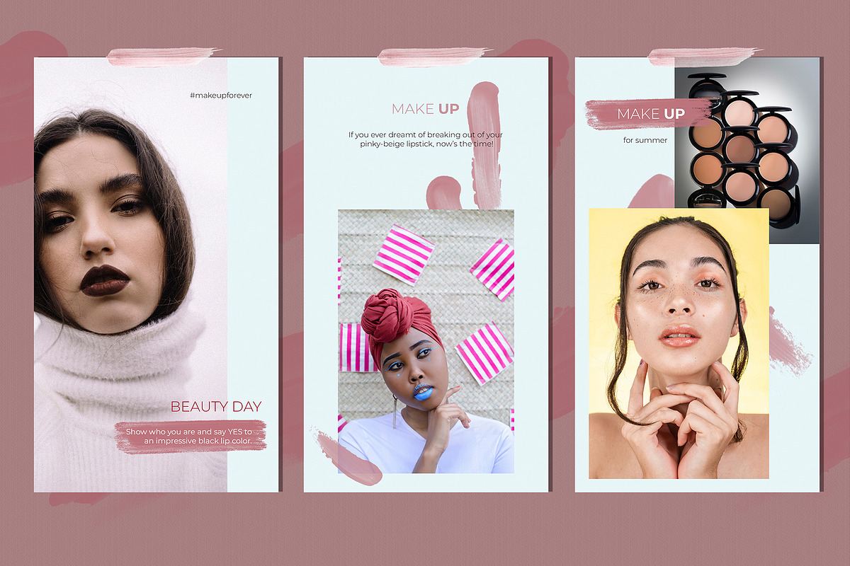 Sale 50% Beauty Make Up IG Template, a Social Media Template by goodesign (Photo 2 of 6)