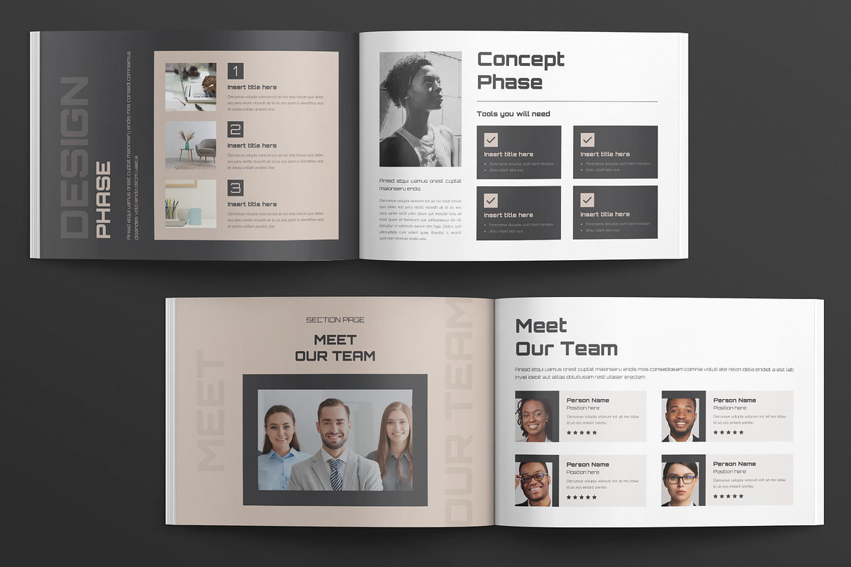 Client Welcome Guide Landscape, a Magazine Template by TemplatesForest