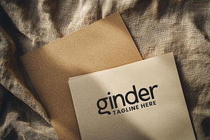 Logo Mockup On Craft Paper, a Product Mockup by GenesisCreativeCo