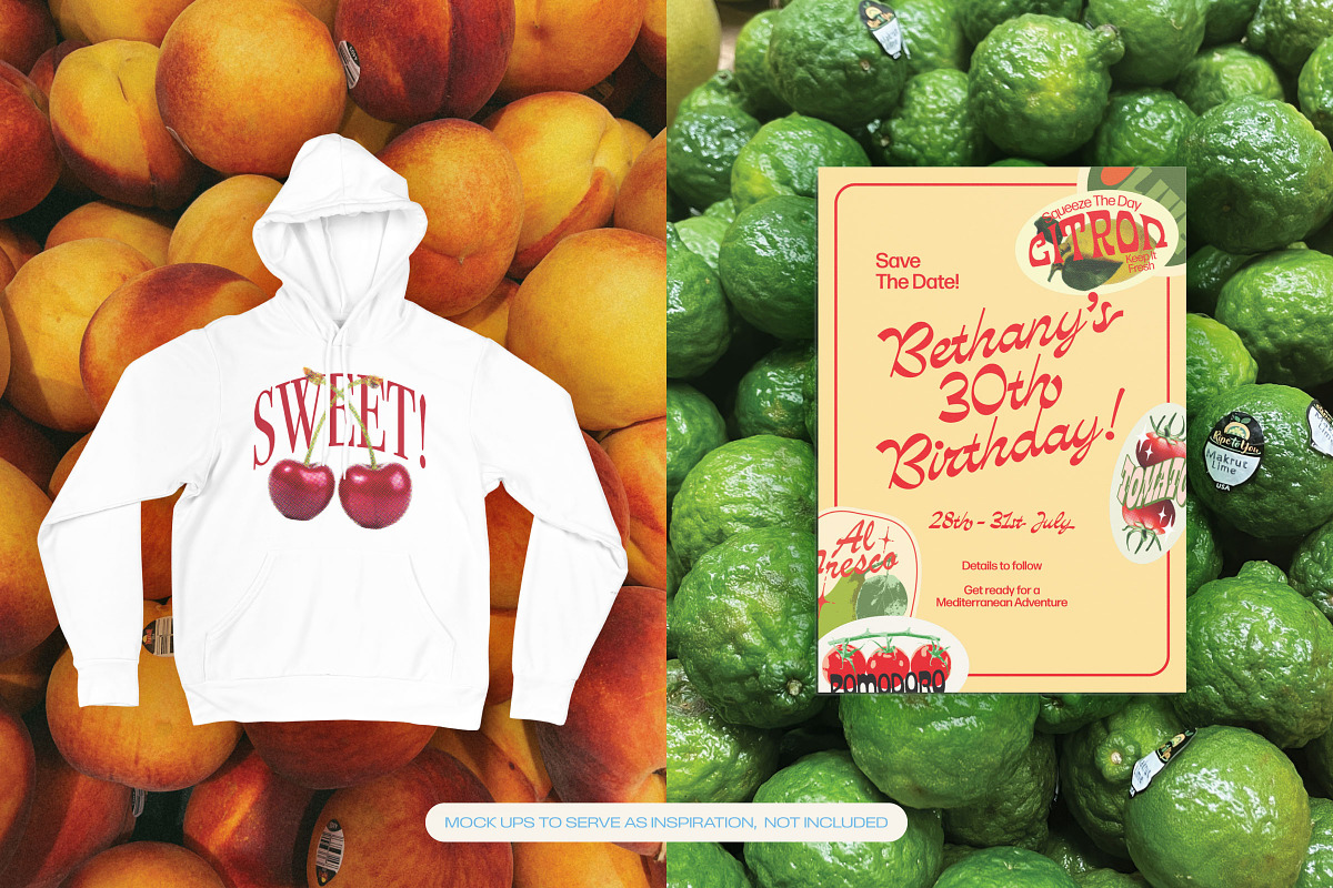Fruit Stand - Fruity Sticker Pack, a Graphic by Lucy Jenn (Photo 3 of 6)