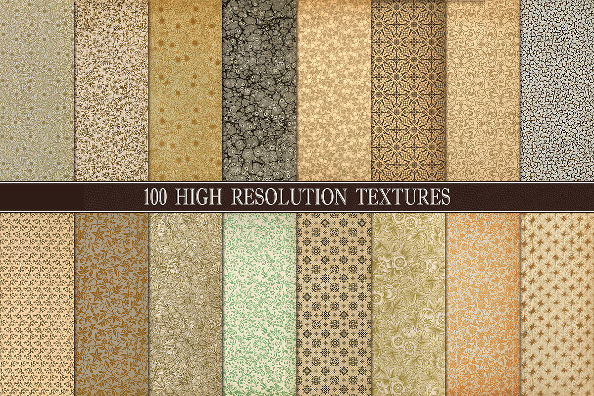 Vintage Decorative Papers, a Texture Graphic by Blue Line Design (Photo 6 of 6)