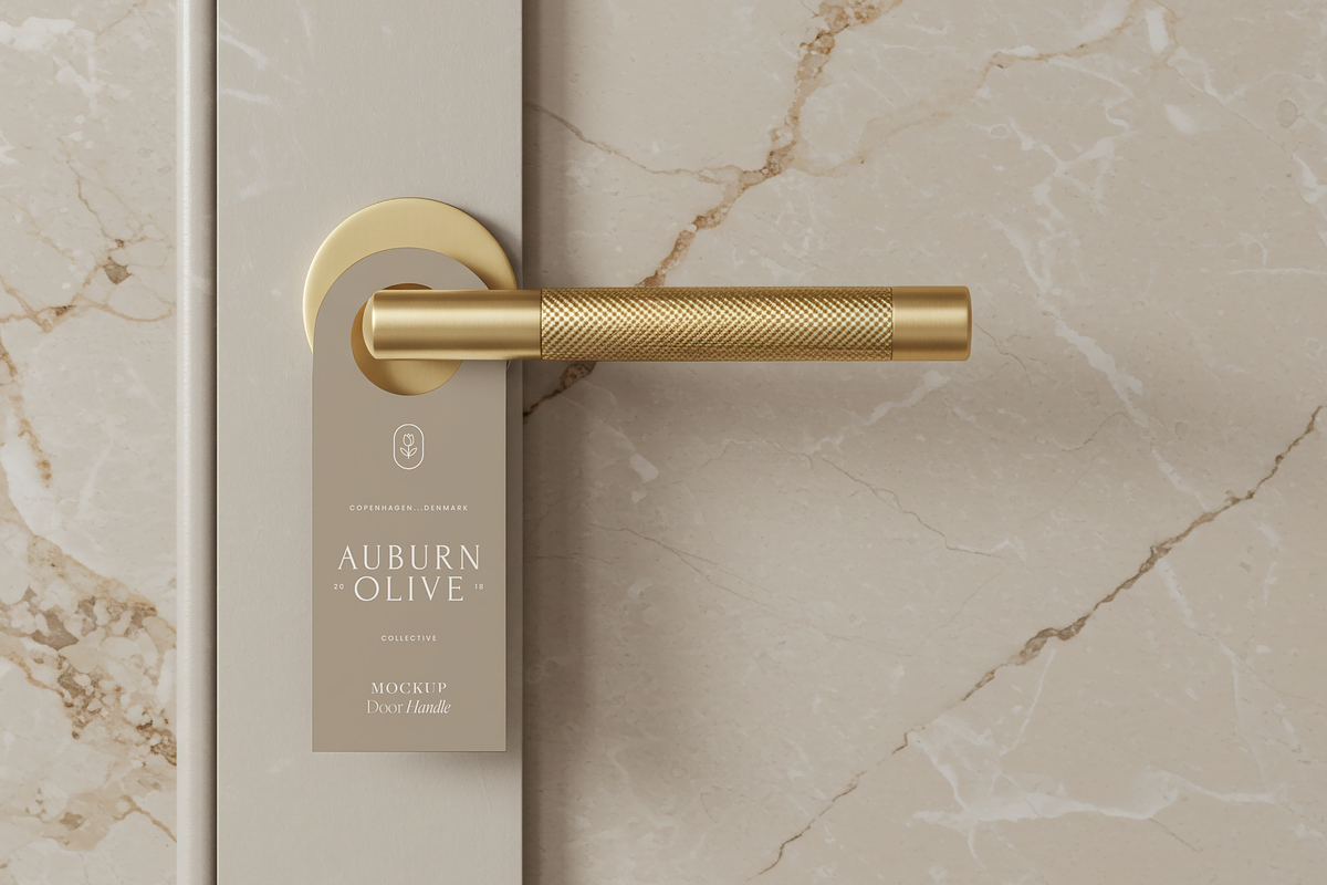 Door Hanger Handle Mockup PSD, a Mockup by Julia Anderi - Studio (Photo 2 of 2)