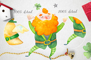 Happy  St.Patrick's Day, a Decorative Illustration by annasokol_ (Thumbnail 4 of 6)