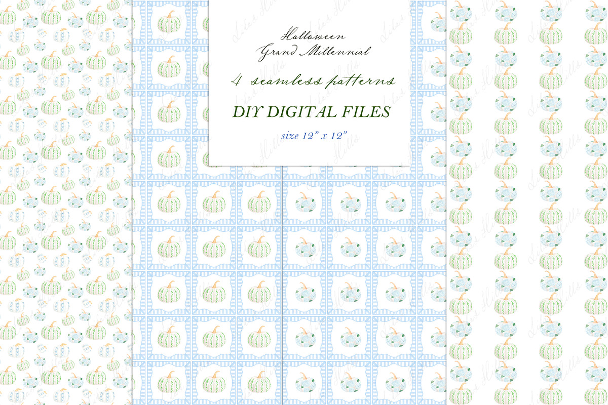 Blue Fall Pumpkins hydrangea, a Graphic by LABFcreations (Photo 3 of 4)
