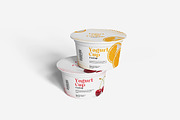 Yogurt Cup Mockup, a Cups & Container Mockup by bimockup (Thumbnail 4 of 6)