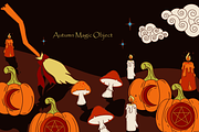 Mystical Autumn Magic – Vector Pack, a Seasonal Illustration by Invisual Studio (Thumbnail 4 of 10)