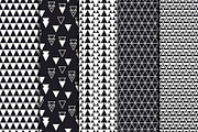 Triangles Vector Seamless Patterns, a Pattern Graphic by Krolja (Thumbnail 3 of 4)