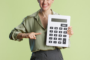 Pointing to Precision: Accounting and finance focus., a Business Photo by Alliance Images