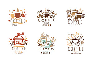 Sweet Chocolate And Coffee Logo