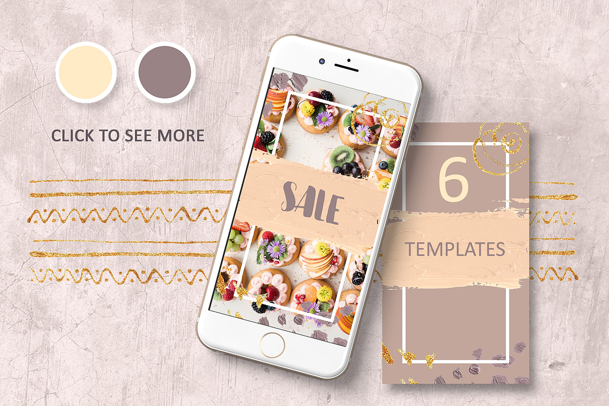 Instagram stories template, a Social Media Template by Integrity_store (Photo 6 of 9)