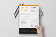 Clean Invoice Template, a Stationery Template by Jiwstudio (Thumbnail 2 of 2)
