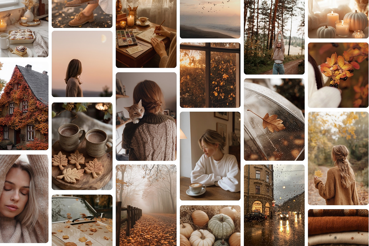 300 Autumn Fall Styled Stock Photos, a Beauty & Fashion Photo by Allure Art (Photo 10 of 50)