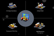 Delivery Isometric 3D Illustrations, an Illustration by novia99design (Thumbnail 2 of 4)