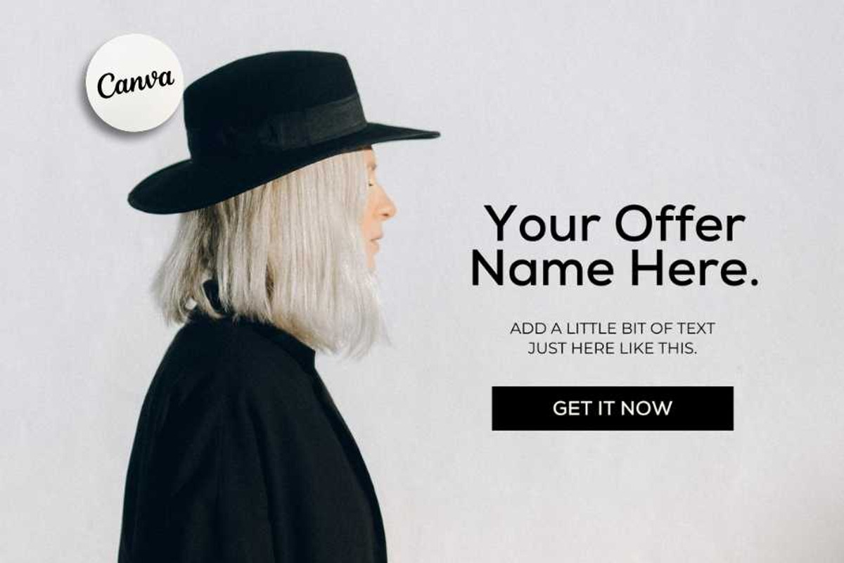 Canva Sales Page - Black and Beige, a Templates & Theme by Freedom Business Shop (Photo 1 of 10)