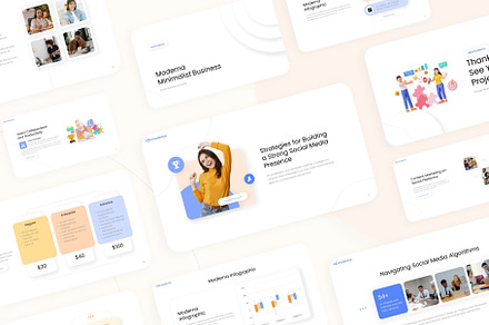 Moderna Business Minimalist, a Presentation Template by Interpitch