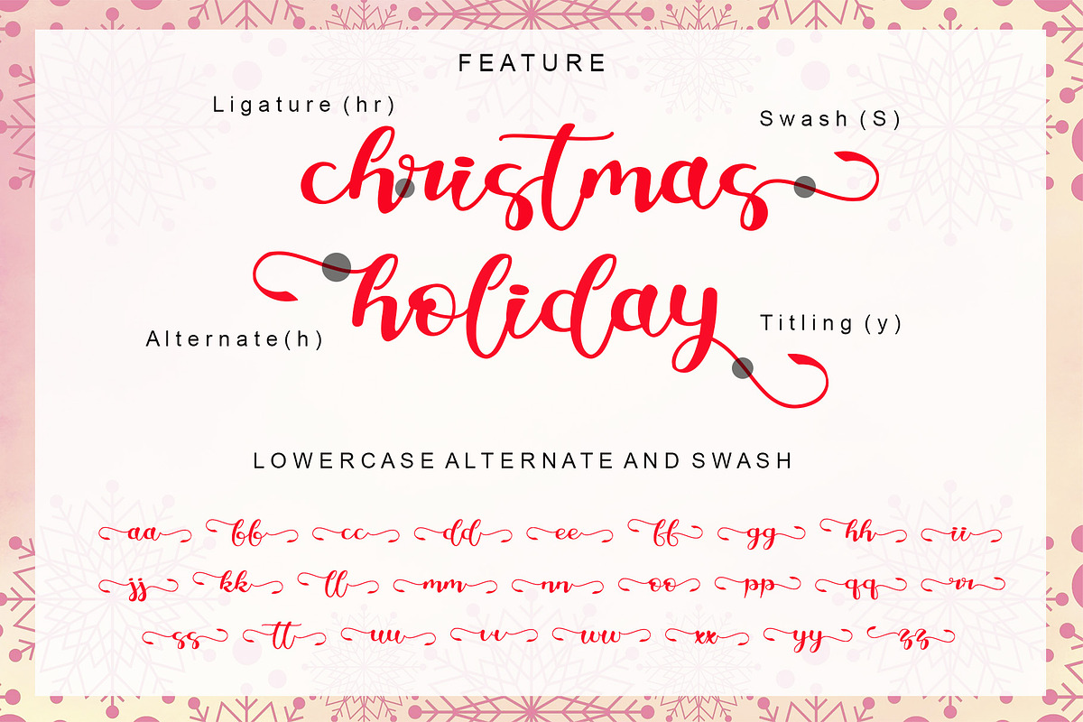 Sweet Christmas, a Script Font by Letterafa Studio (Photo 2 of 8)