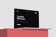 MacBook Pro 14-inch Mockup Set, a Mac Mockup by graphiccrew (Thumbnail 3 of 8)