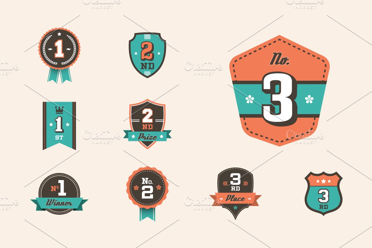 Winner award labels, an Object Illustration by vekstok (Photo 2 of 3)