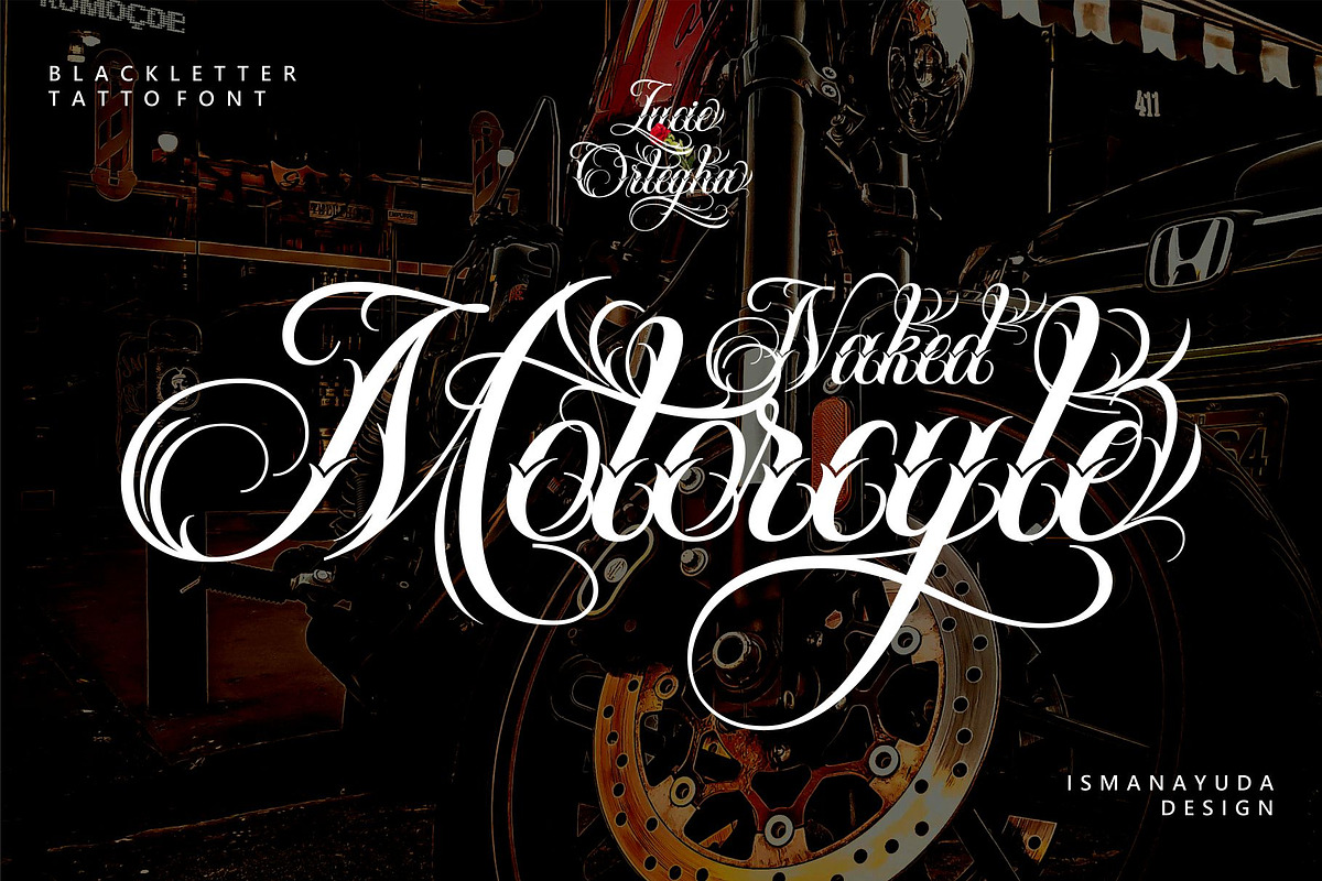 Lucie Ortegha, a Blackletter Font by ismanayuda (Photo 2 of 3)