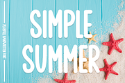 Simple Summer | Script Font, a Script Font by Scratchones (Thumbnail 1 of 8)