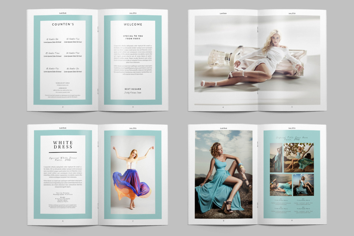 Fashion Lookbook, a Brochure Template by Firtana (Photo 5 of 11)