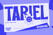 Tariel Bold Font, a Sans Serif Font by GRVS Studio (Thumbnail 1 of 4)