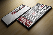 Typography Business Card, a Business Card Template by Marvel (Thumbnail 3 of 4)