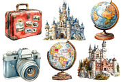 Adventure Around the World Clipart, an Illustration by Designworld (Thumbnail 4 of 6)