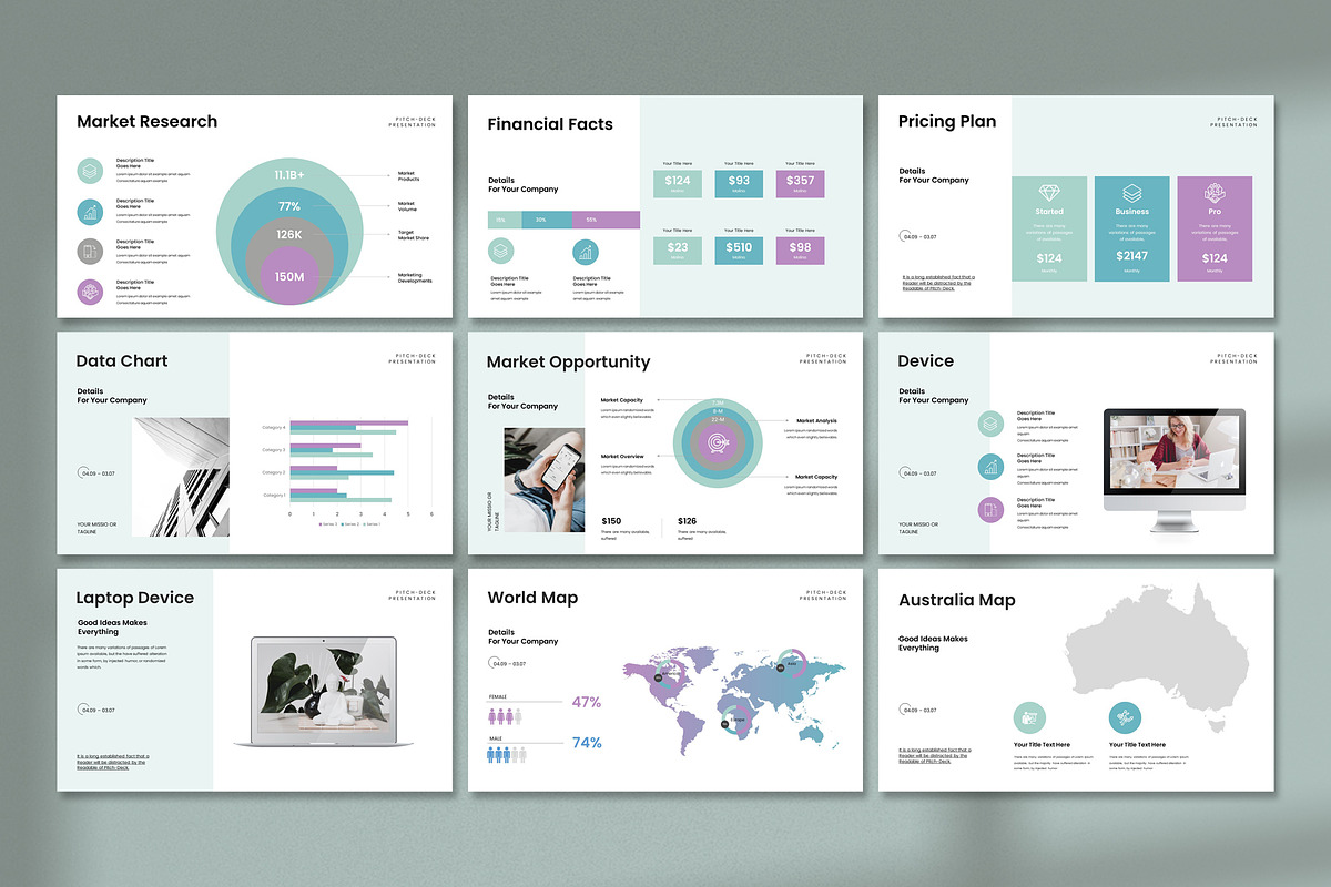 Pitch-Deck Presentation Template preview 3