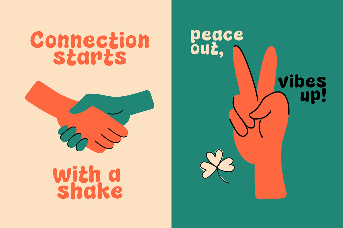 Hand-Drawn Gestures – Playful Mini C, an Illustration by Graphicado (Photo 3 of 4)