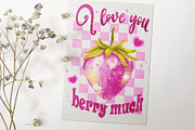Pink Valentine watercolor collection, an Object Illustration by Yelloo Fish (Thumbnail 3 of 13)