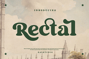 Rectal - Modern Retro Serif