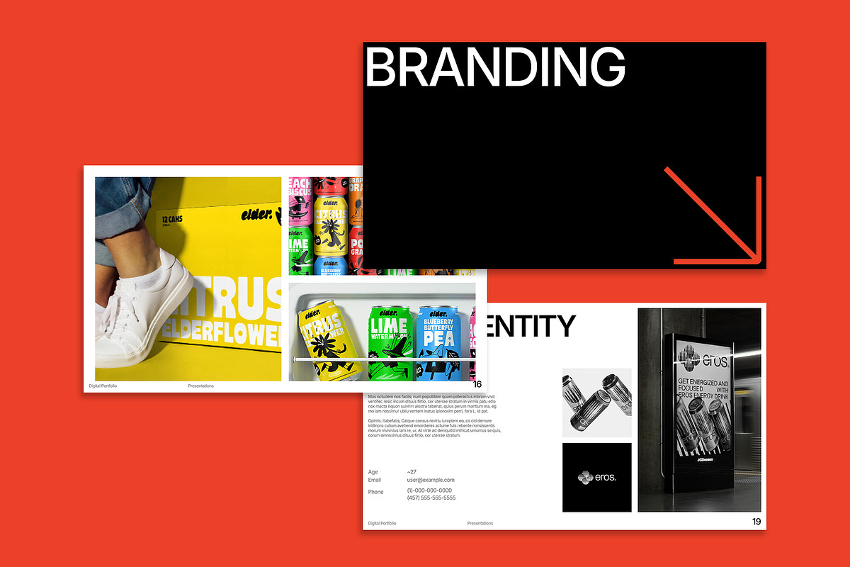 Digital Portfolio Presentation Deck, a Presentation Template by Templeste (Photo 8 of 9)
