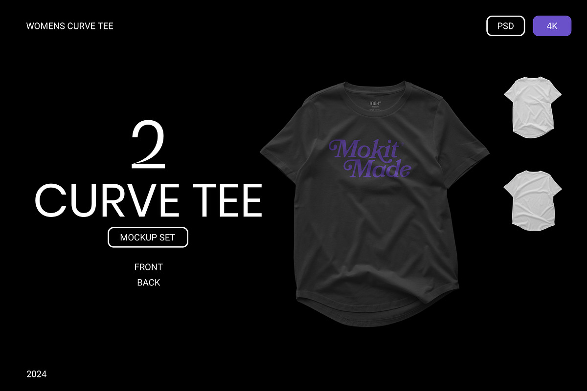 MOKITUP: Womens Curve Tee Mockup, a Shirt Mockup by MOKITUP (Photo 1 of 4)