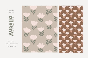 Aurelia Floral Pattern Collection