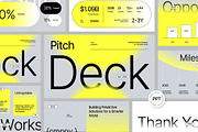 Morph Modern Pitch Deck Powerpoint, a Presentation Template by fakhroo (Thumbnail 2 of 6)