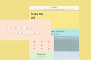 Human - Metro  WordPress theme, a WordPress Template by Ordasoft (Thumbnail 1 of 3)
