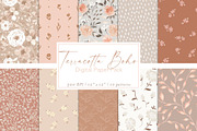 Terracotta Boho Pattern Bundle, a Pattern Graphic by Mieken Petra Designs (Thumbnail 1 of 6)