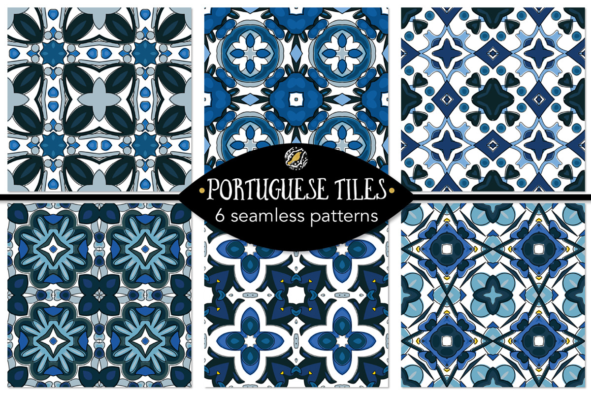 Set 103 - 6 Seamless Patterns, a Pattern Graphic by Little Bird (Photo 1 of 6)